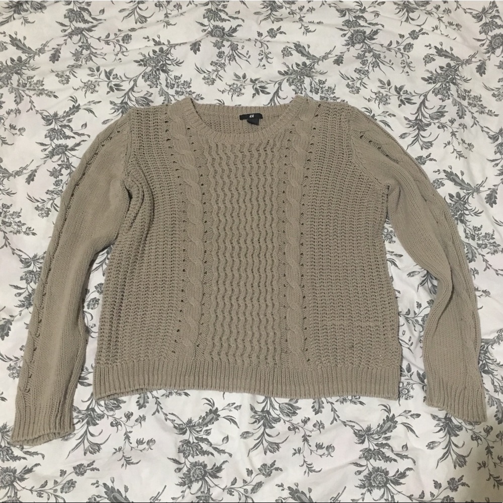 H&M Tan Sweater